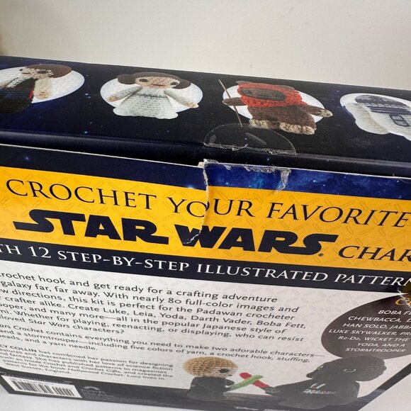 Star Wars Crochet Kit With 12 Step-By-Step Patterns Yoda and Stormtrooper - Picture 10 of 11